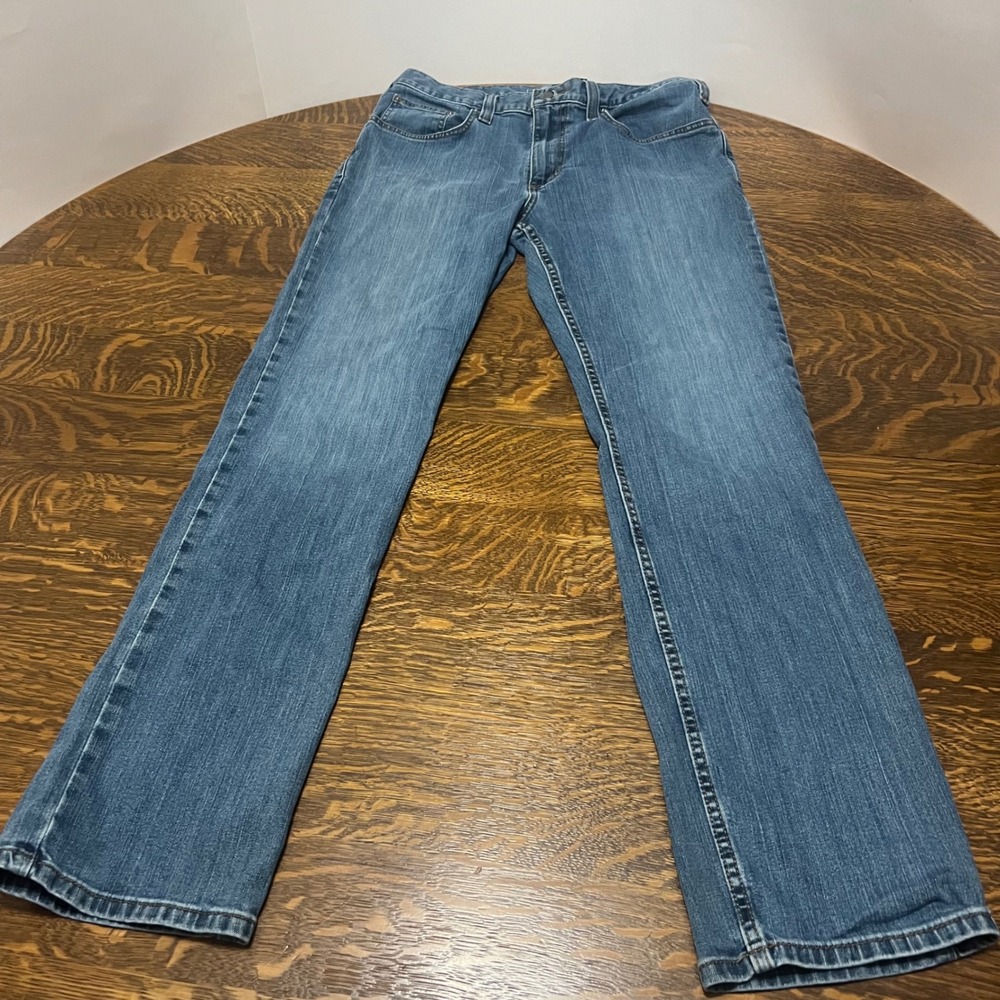 Carhartt Jeans Mens 32x32 Blue Rugged Flex Relaxed Fit 5-Pocket B02804-M
